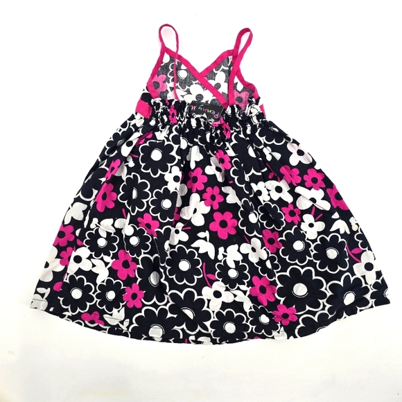 Penny M Yellow and Black Floral Kids Dress Duo Size 2T - Picture 5 of 5